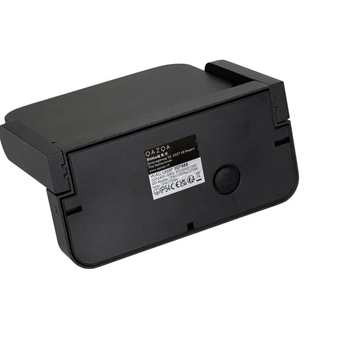 Außenwandleuchte schwarz inkl. LED verstellbar mit Bewegungssensor - Kamile