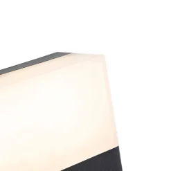 Außenwandleuchte schwarz IP44 inkl. LED mit Bewegungsmelder - Dualy