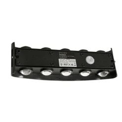 Außenwandleuchte schwarz inkl. LED 10-flammig IP54 - Silly