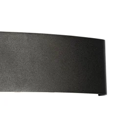 Außenwandleuchte schwarz inkl. LED 10-flammig IP54 - Silly