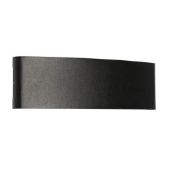 Außenwandleuchte schwarz inkl. LED 10-flammig IP54 - Silly