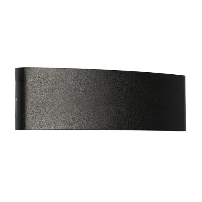 Außenwandleuchte schwarz inkl. LED 10-flammig IP54 - Silly