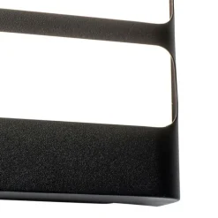 Außenwandleuchte schwarz inkl. LED mit Hell / Dunkel-Sensor - Gaev