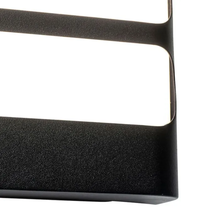 Außenwandleuchte schwarz inkl. LED mit Hell / Dunkel-Sensor - Gaev