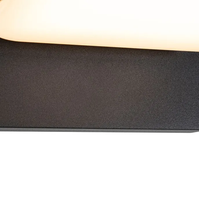 Außenwandleuchte schwarz inkl. LED verstellbar - Kamile