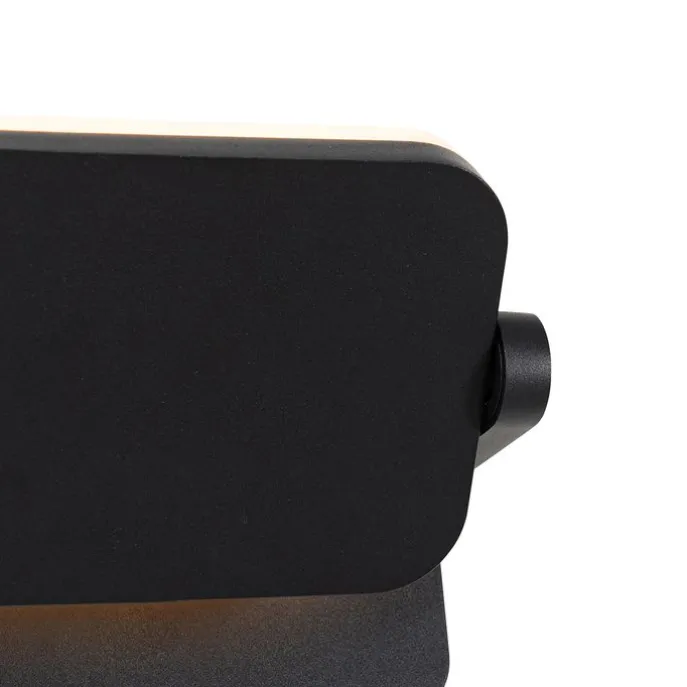 Außenwandleuchte schwarz inkl. LED verstellbar - Kamile