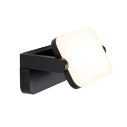 Außenwandleuchte schwarz inkl. LED verstellbar - Kamile