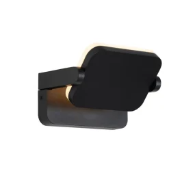 Außenwandleuchte schwarz inkl. LED verstellbar - Kamile