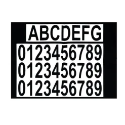 Außenwandleuchte schwarz inkl. LED mit Hausnummern IP54 - Kandi