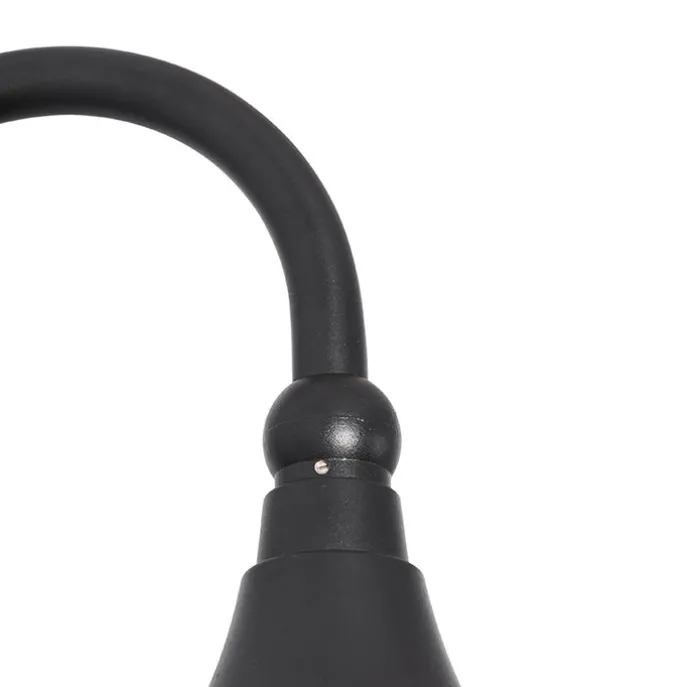 Außenwandleuchte schwarz IP44 inkl. Bewegungsmelder - Daphne