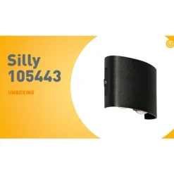 Außenwandleuchte schwarz inkl. LED 4-flammig IP54 - Silly