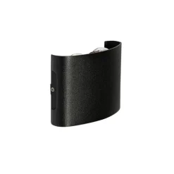 Außenwandleuchte schwarz inkl. LED 4-flammig IP54 - Silly