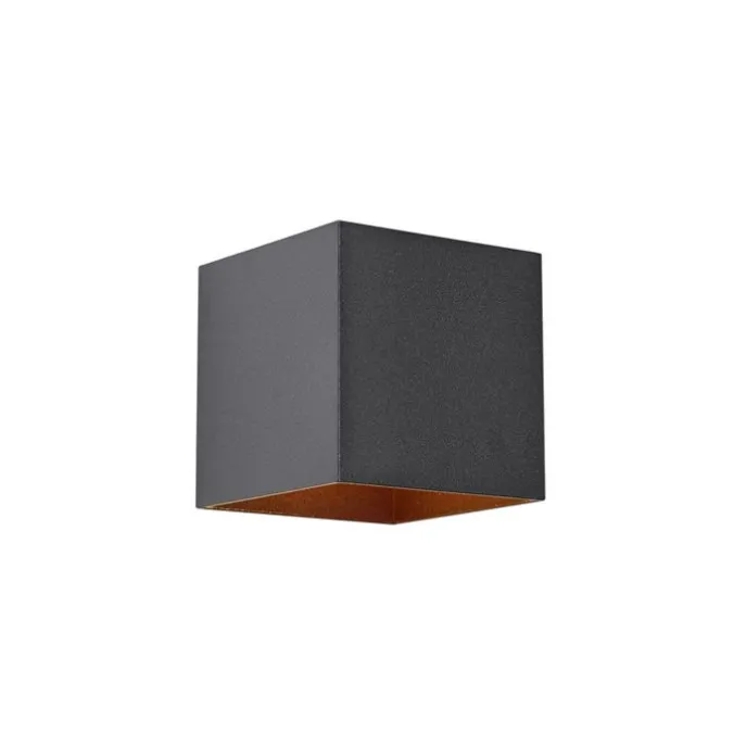 Außenwandleuchte schwarz inkl. LED IP65 Solar - Charlene