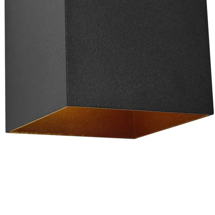 Außenwandleuchte schwarz inkl. LED IP65 Solar - Charlene