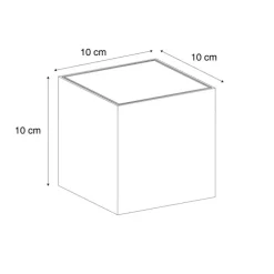 Außenwandleuchte schwarz inkl. LED IP65 Solar - Charlene