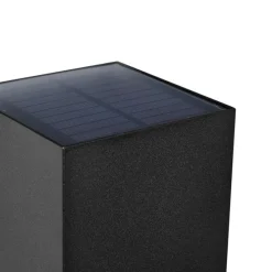 Außenwandleuchte schwarz inkl. LED IP65 Solar - Charlene