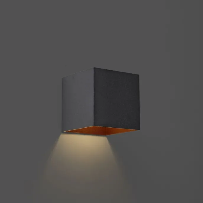 Außenwandleuchte schwarz inkl. LED IP65 Solar - Charlene