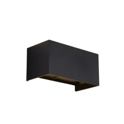 Außenwandleuchte Schwarz inkl. LED 4-flammig IP54 - Edwin