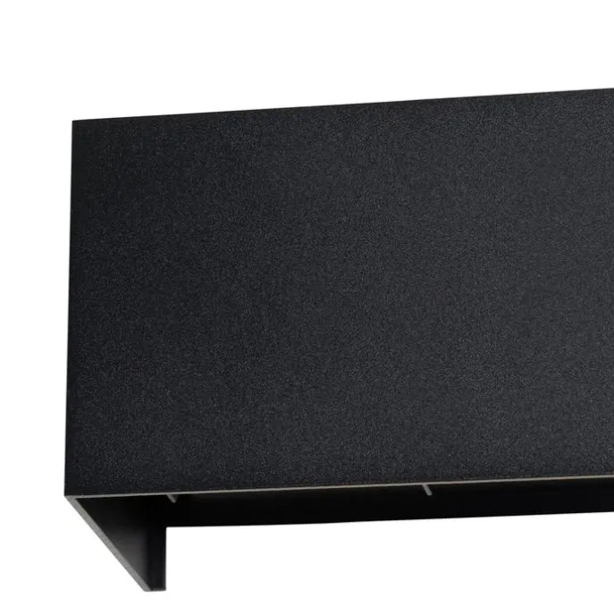 Außenwandleuchte Schwarz inkl. LED 4-flammig IP54 - Edwin