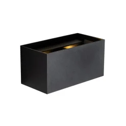 Außenwandleuchte Schwarz inkl. LED 4-flammig IP54 - Edwin