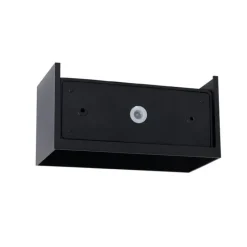 Außenwandleuchte Schwarz inkl. LED 4-flammig IP54 - Edwin