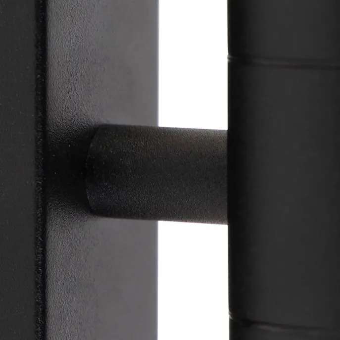 Außenwandleuchte schwarz IP44 2-flammig - Duo