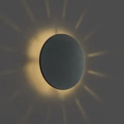 Außenwandleuchte schwarz inkl. LED IP54 - Soleil