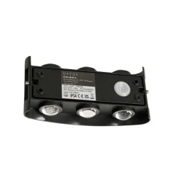 Außenwandleuchte schwarz inkl. LED 6-flammig IP54 - Silly