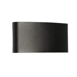 Außenwandleuchte schwarz inkl. LED 6-flammig IP54 - Silly