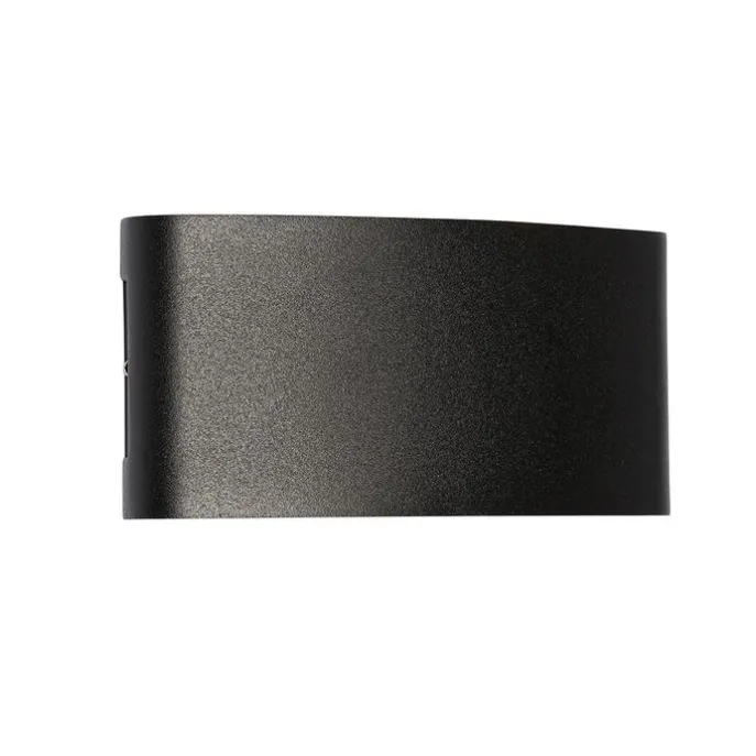 Außenwandleuchte schwarz inkl. LED 6-flammig IP54 - Silly