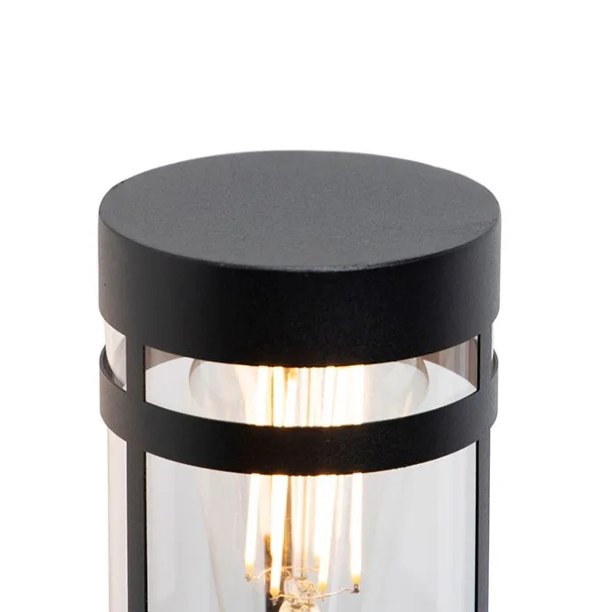 Außenwandleuchte schwarz mit Bewegungssensor IP44 - Gleam