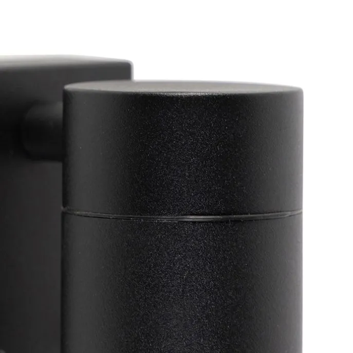 Außenwandleuchte schwarz mit Bewegungsmelder IP44 - Solo