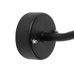 Außenwandleuchte schwarz mit Glas IP44 - München