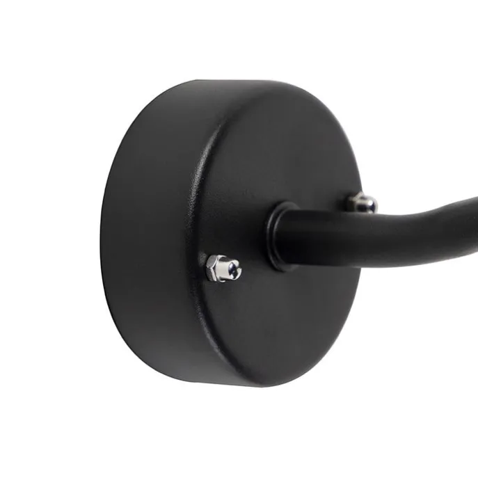 Außenwandleuchte schwarz mit Glas IP44 - München