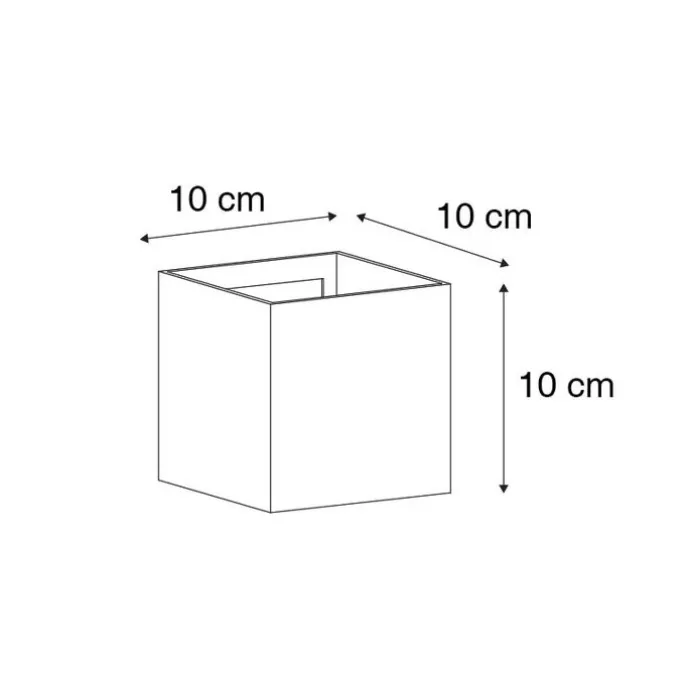Außenwandleuchte schwarz mit Gold inkl. LED 2-flammig IP54 - Edwin