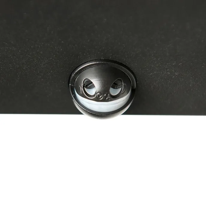 Außenwandleuchte schwarz mit Bewegungsmelder IP44 - Rotterdam 1