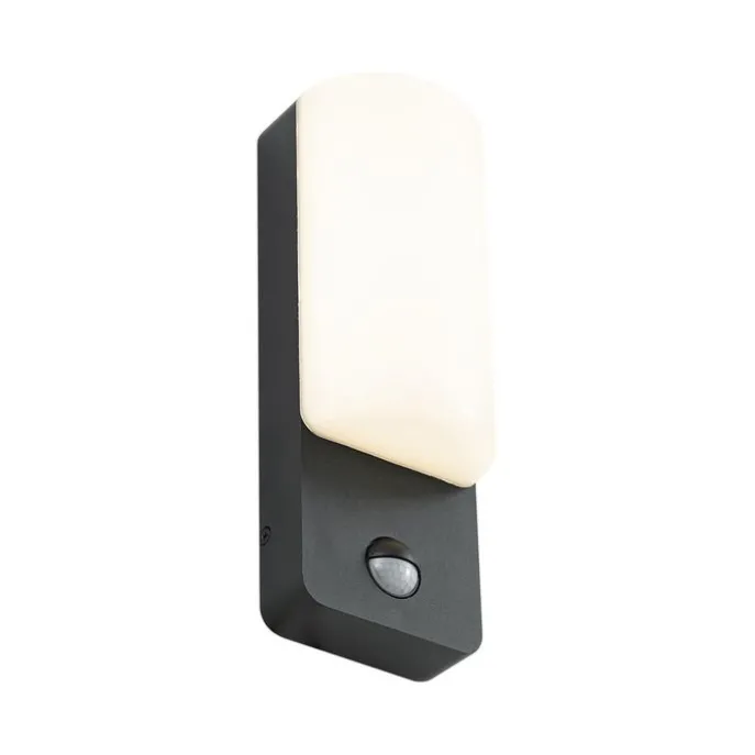 Außenwandleuchte schwarz mit Bewegungssensor inkl. LED - Shift