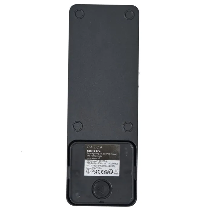 Außenwandleuchte schwarz mit Bewegungssensor inkl. LED - Shift