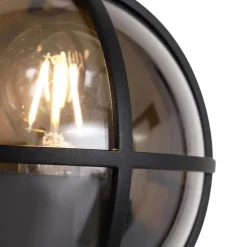 Außenwandleuchte schwarz rund IP65 - Target