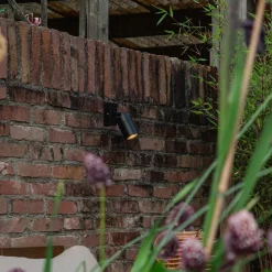 Außenwandleuchte schwarz verstellbar IP44 - Solo