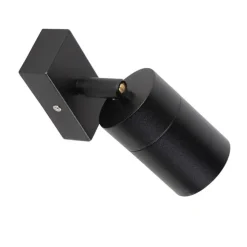 Außenwandleuchte schwarz verstellbar IP44 - Solo