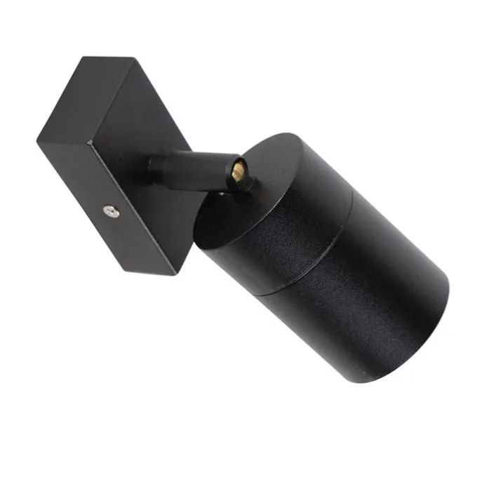 Außenwandleuchte schwarz verstellbar IP44 - Solo
