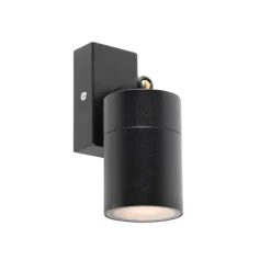 Außenwandleuchte schwarz verstellbar IP44 - Solo