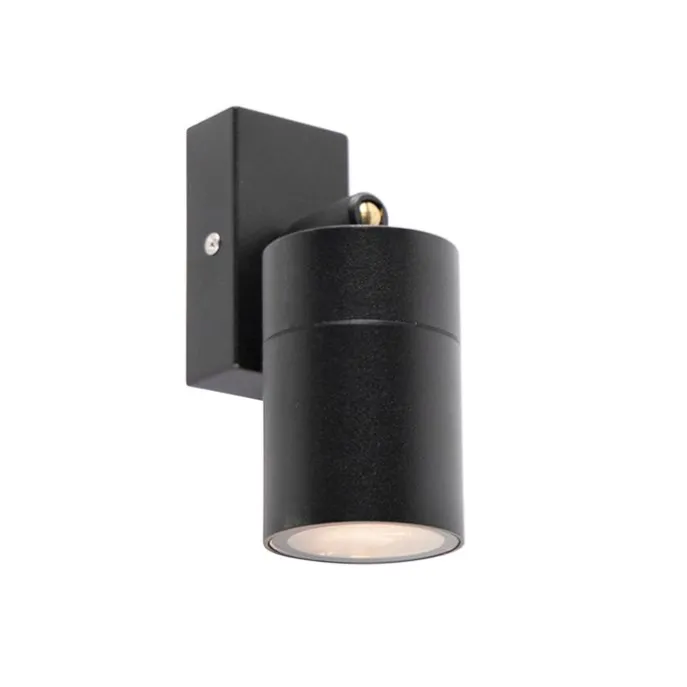 Außenwandleuchte schwarz verstellbar IP44 - Solo