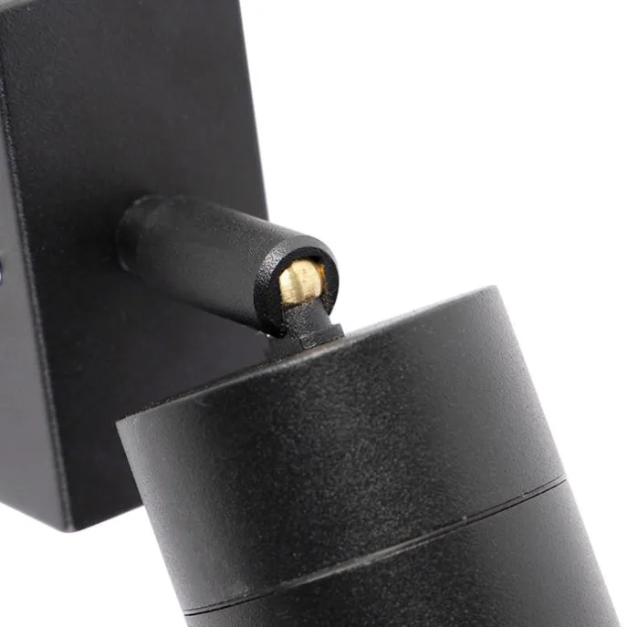 Außenwandleuchte schwarz verstellbar IP44 - Solo