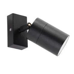 Außenwandleuchte schwarz verstellbar IP44 - Solo