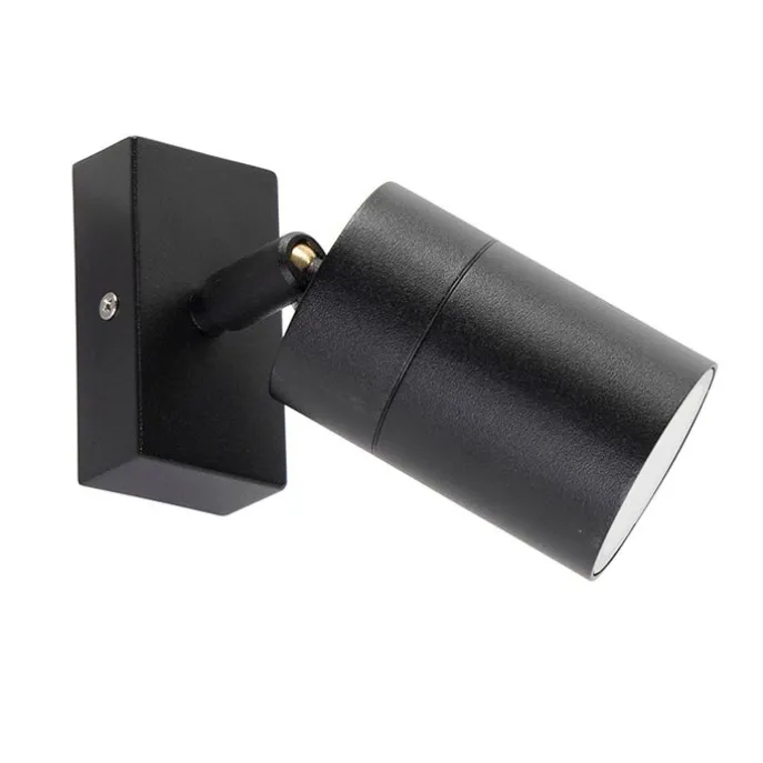 Außenwandleuchte schwarz verstellbar IP44 - Solo