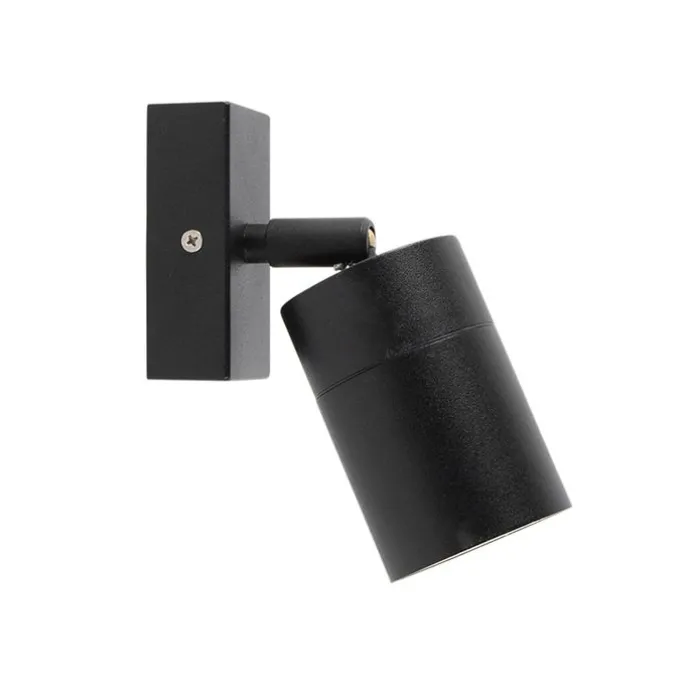 Außenwandleuchte schwarz verstellbar IP44 - Solo