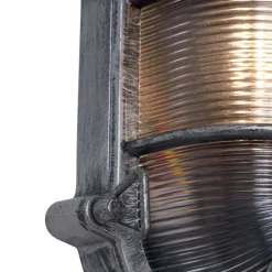 Außenwandleuchte Silber Oval IP44 - Noutica