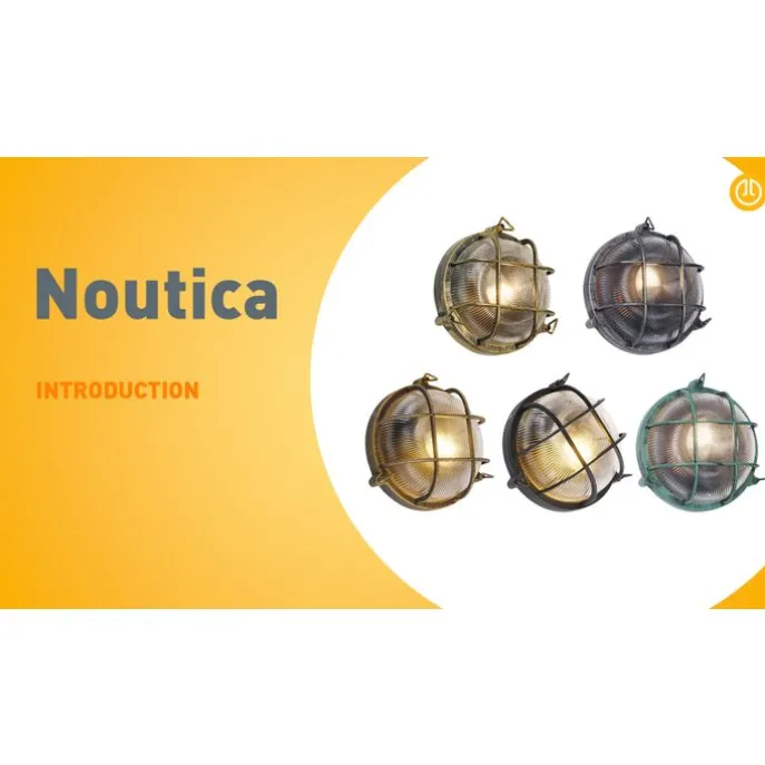 Außenwandleuchte Silber Rund IP44 - Noutica